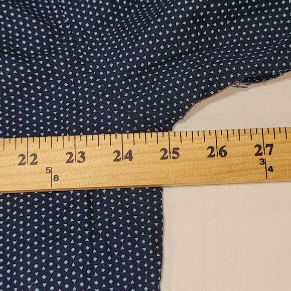 Beverly Hills Polo Club Button Up Shirt Mens XL Blue Pattern Long Sleeve - Picture 7 of 15